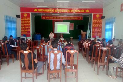 Triển khai tập huấn kỹ thuật chăn nuôi Bò cái vàng địa phương năm 2024, thực hiện năm 2025 thuộc chương trình Mục tiêu quốc gia giảm nghèo bền vững và chương trình phát triển kinh tế vùng Đồng bào dân tộc thiểu số và miền núi.