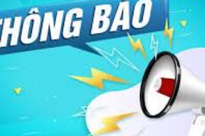 Thông báo tiếp công dân tháng 5 năm 2025
